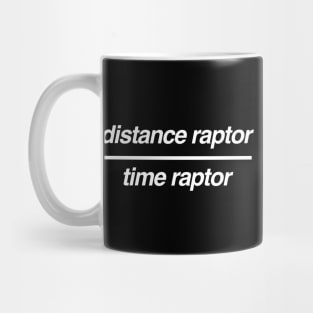 Funny Physics Velociraptor Dinosaur Mug